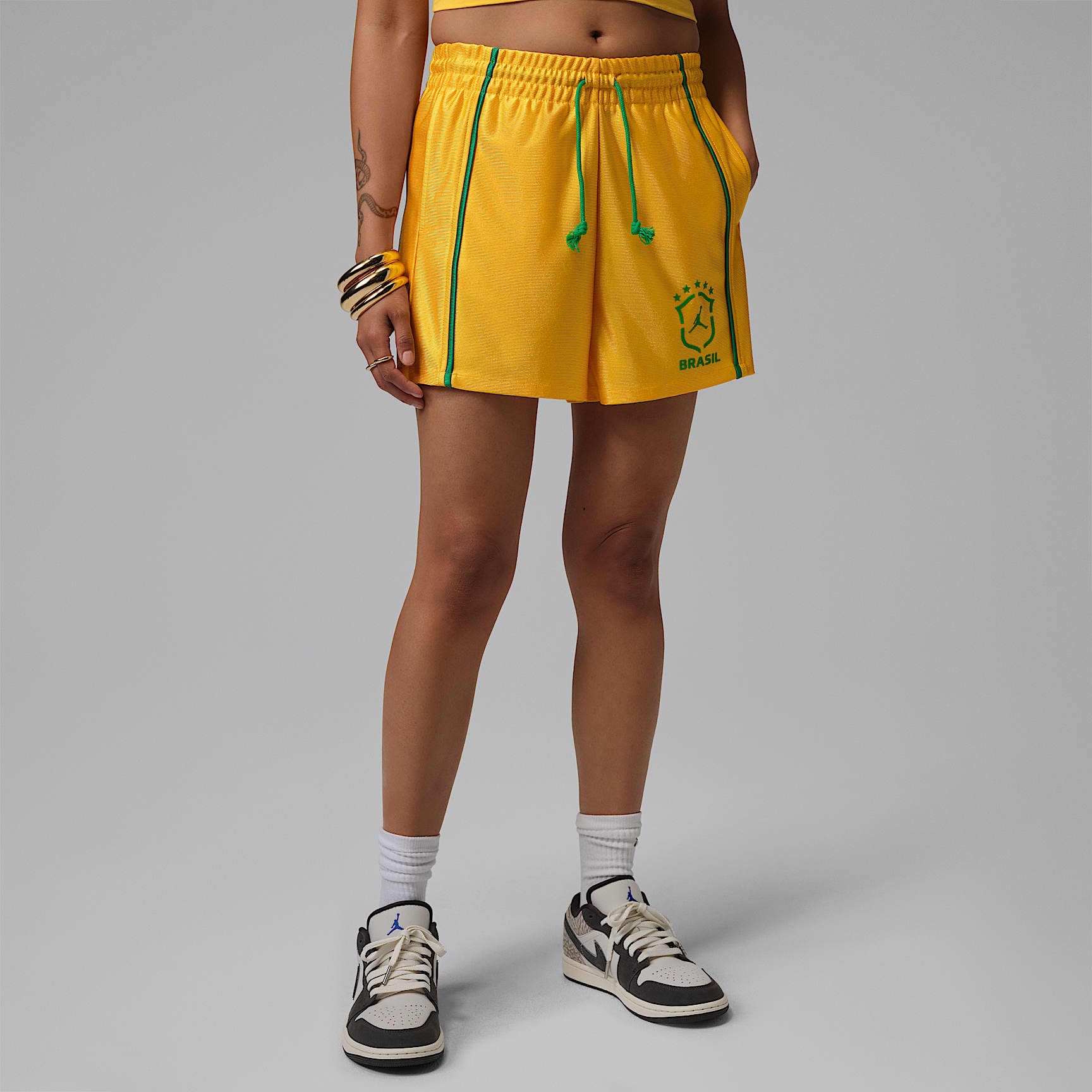 Jordan Brooklyn Women's Knit Brazil Shorts. Nike NO
